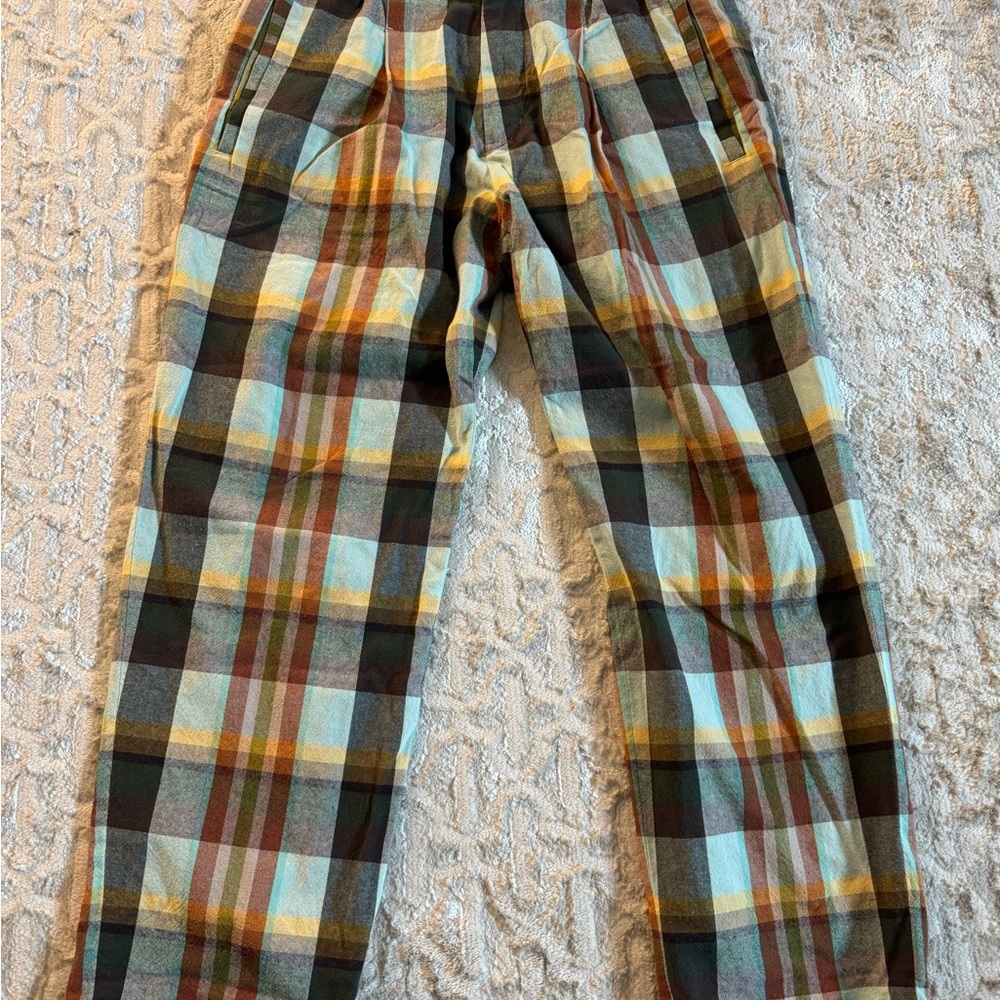 H&M Multicolor Plaid Men's Pants 34x32